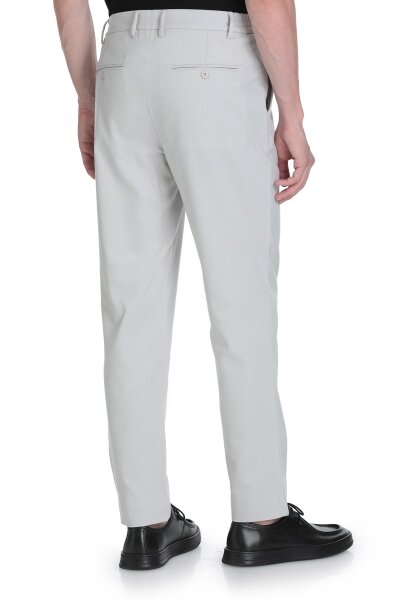 Taş Rahat Kesim Yandan Cepli Keten Jogger Pantolon - 5