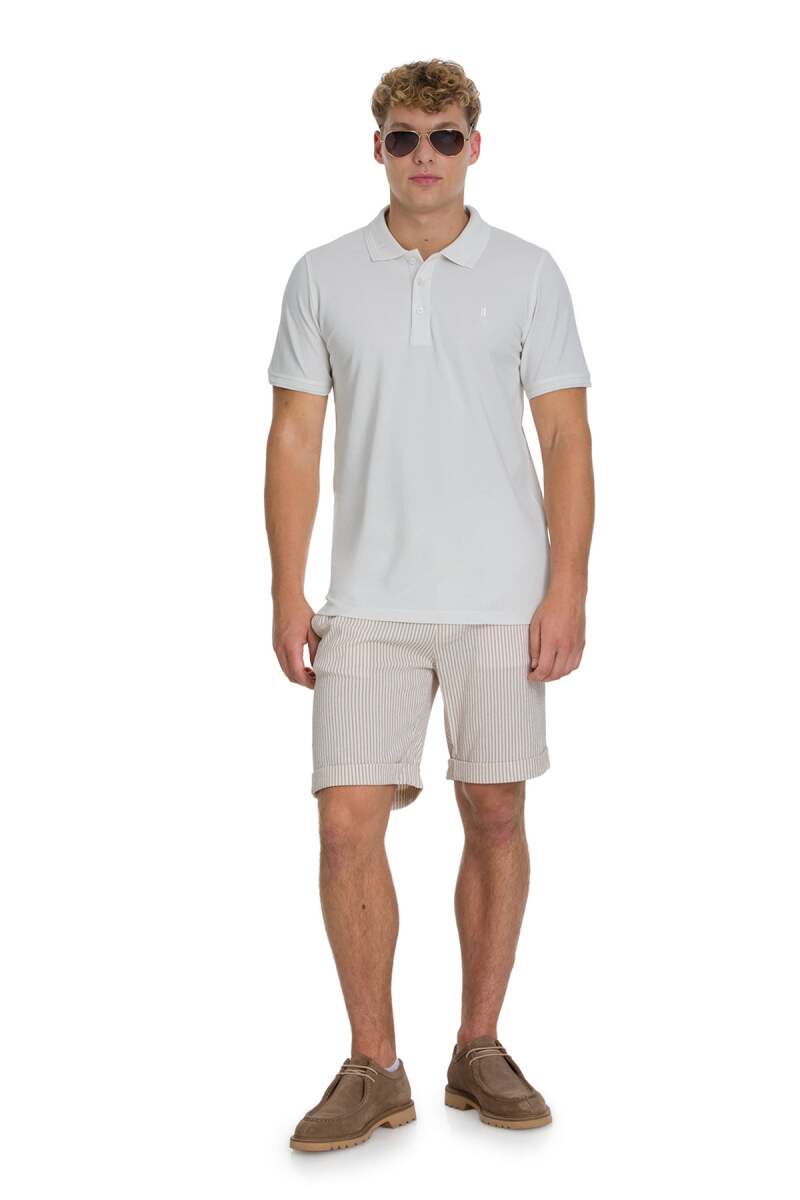 Taş Regular Fit 100% Pamuklu Polo Yaka Tişört - Hatemoğlu (1)