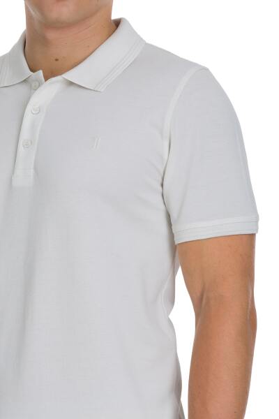 Taş Regular Fit 100% Pamuklu Polo Yaka Tişört - 4