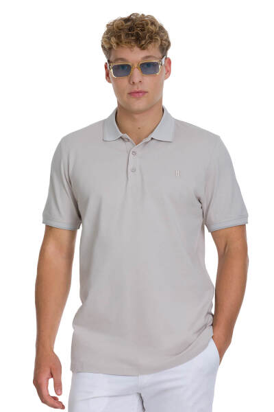 Taş Regular Fit 100% Pamuklu Polo Yaka Tişört 