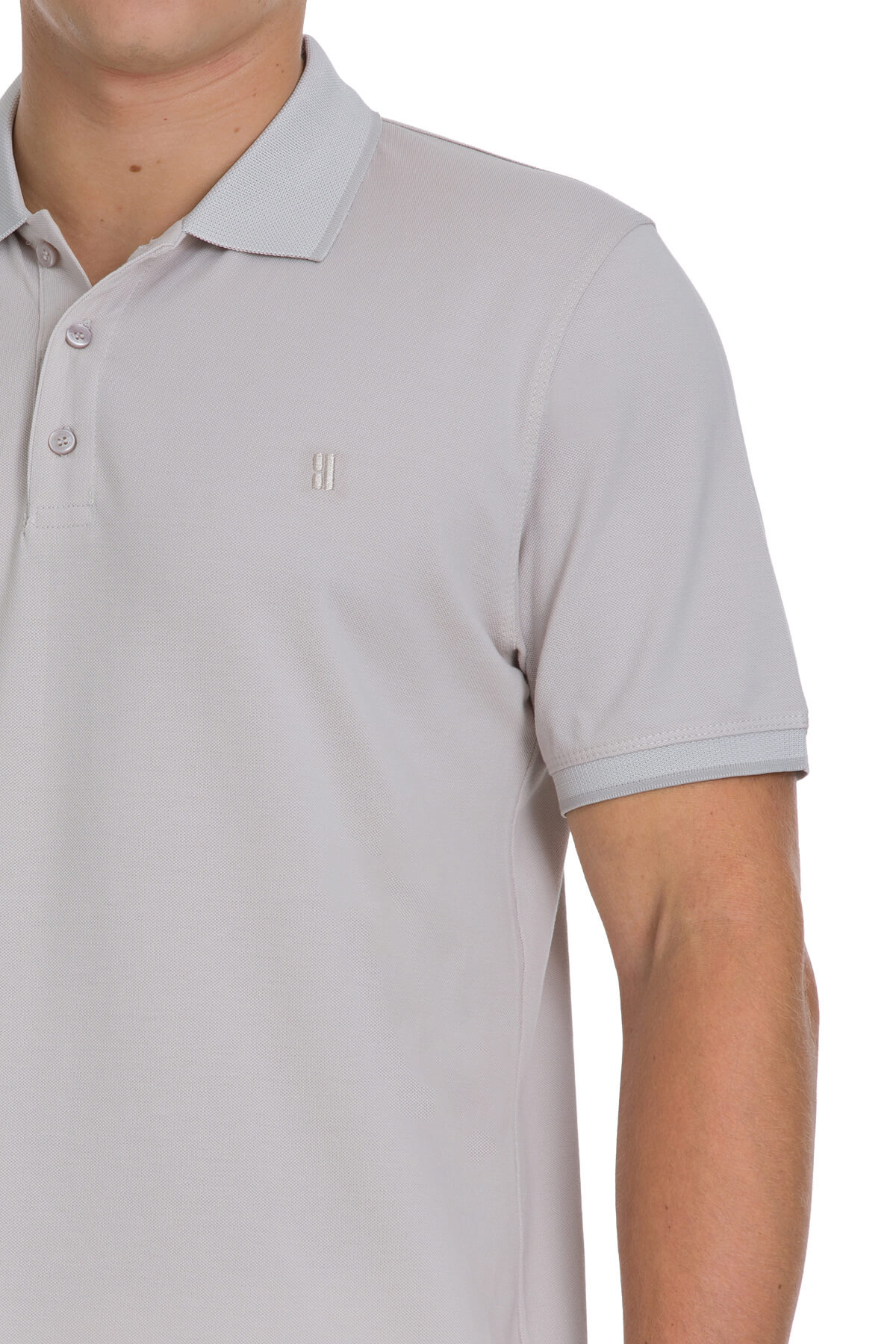 Taş Regular Fit 100% Pamuklu Polo Yaka Tişört - 5