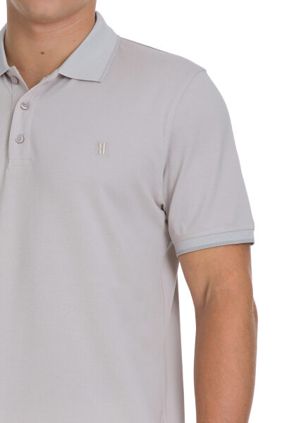 Taş Regular Fit 100% Pamuklu Polo Yaka Tişört - 5
