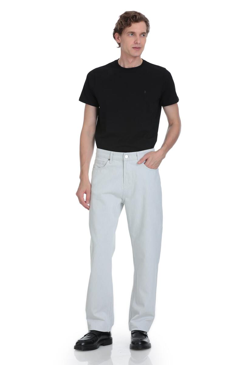 Taş Regular Fit 5 Cep 100% Pamuk Kot Pantolon - Saykı (1)