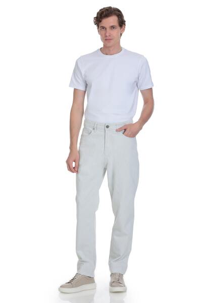Taş Regular Fit 5 Cep 100% Pamuk Kot Pantolon - 2