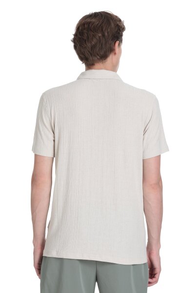 Taş Regular Fit Apaş Yaka Gömlek - 5