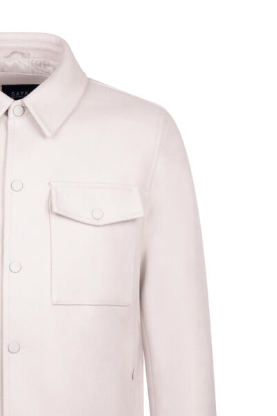 Taş Regular Fit Uzun Kollu Erkek Gömlek Ceket - 3