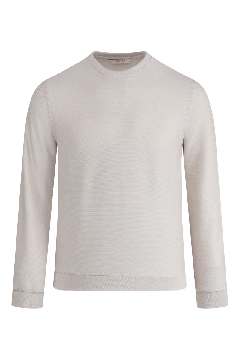 Taş Regular Fit Bisiklet Yaka Sweatshirt - Saykı