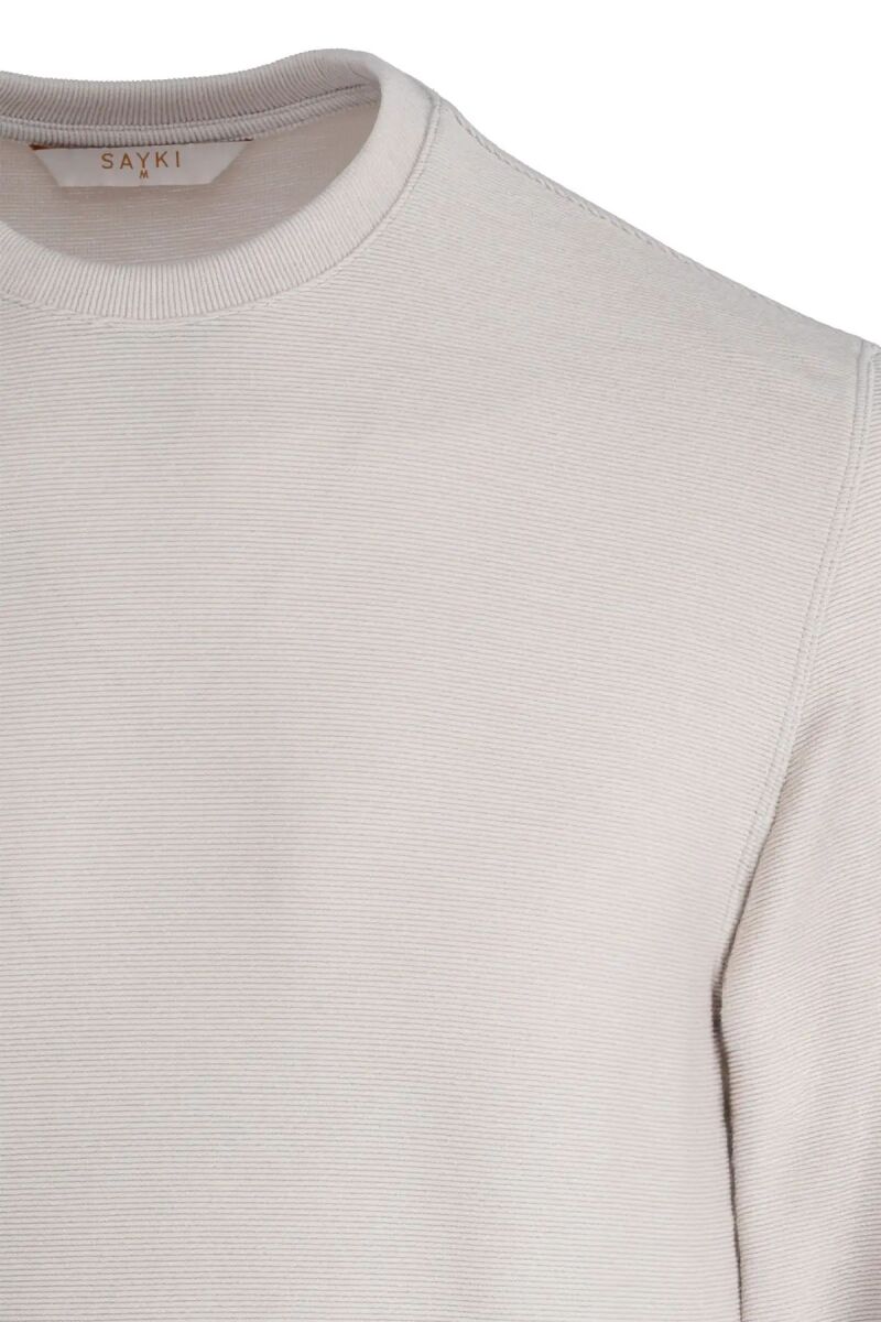 Taş Regular Fit Bisiklet Yaka Sweatshirt - Saykı (1)