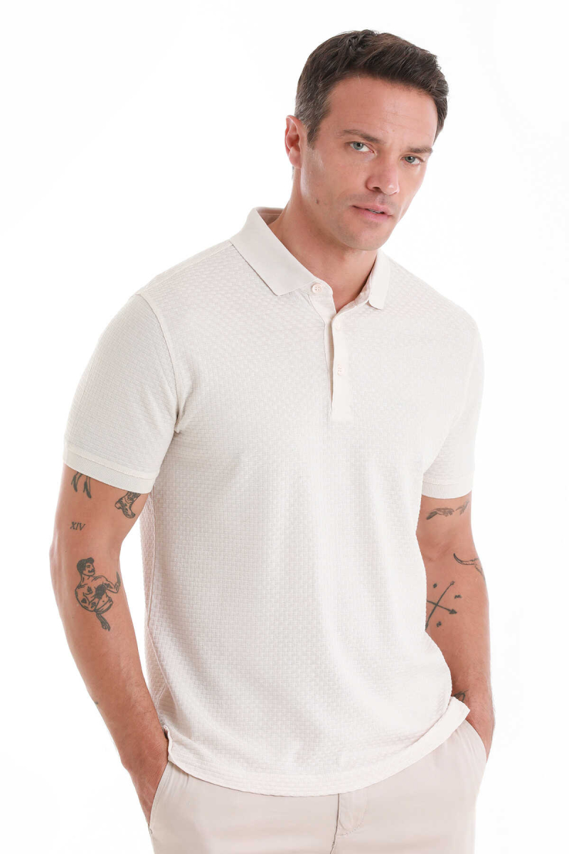 Taş Regular Fit Merserize Polo Yaka 100% Pamuk Tişört
