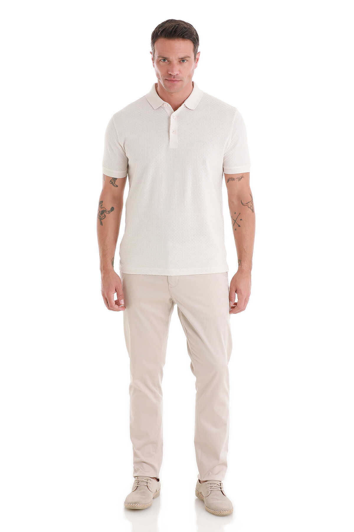 Taş Regular Fit Merserize Polo Yaka 100% Pamuk Tişört - 2