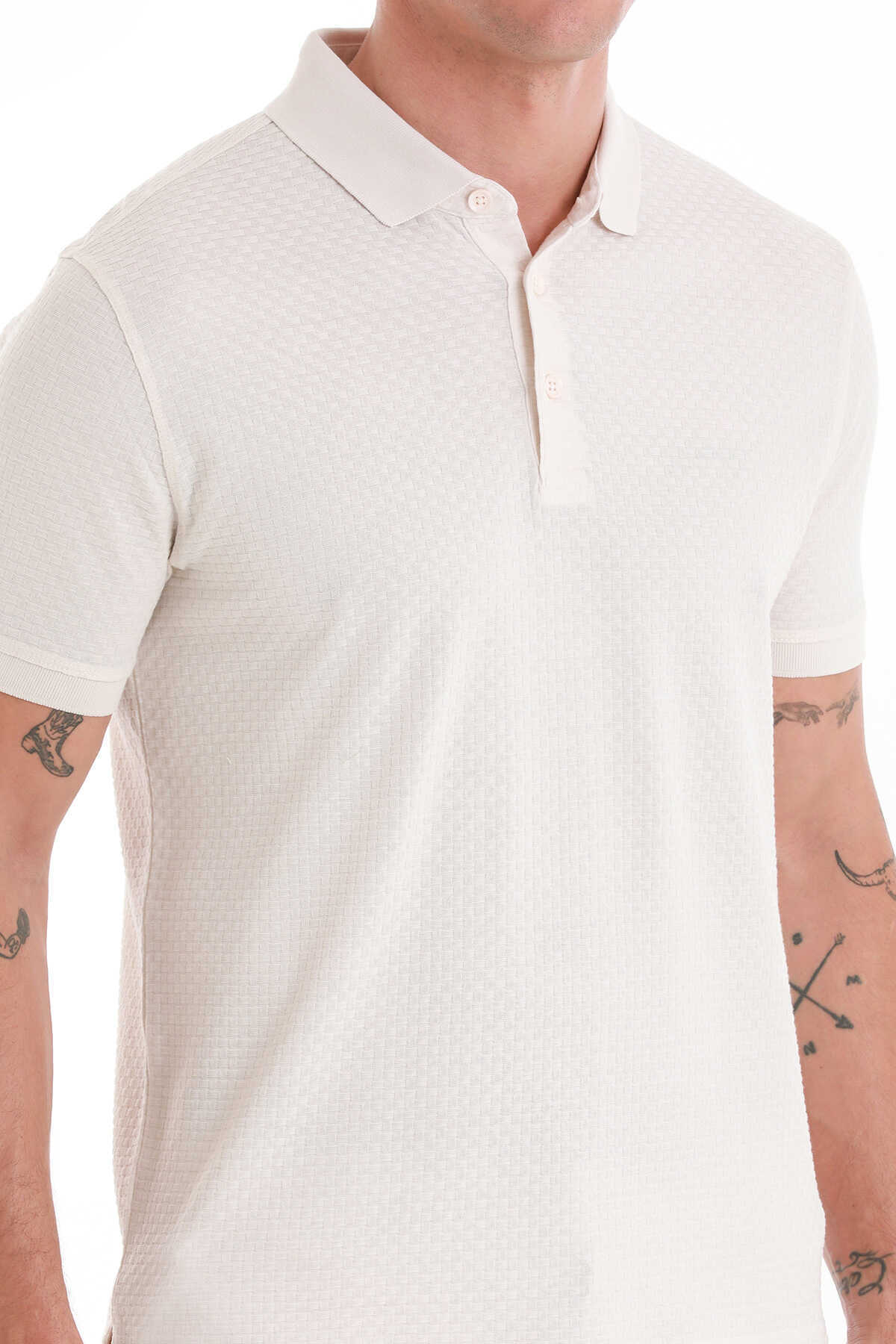 Taş Regular Fit Merserize Polo Yaka 100% Pamuk Tişört - 5