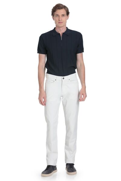 Taş Regular Fit Pamuklu 5 Cep Kanvas Pantolon - 2