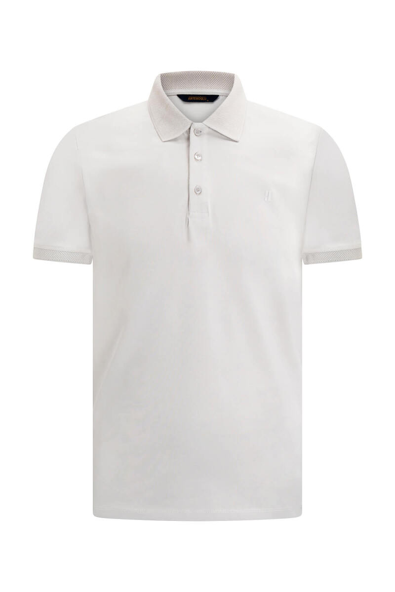 Taş Regular Fit Polo Yaka Pamuklu Tişört - Hatemoğlu
