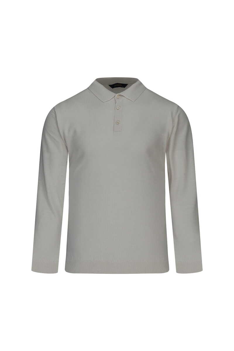 Taş Regular Fit Polo Yaka Yünlü Kazak