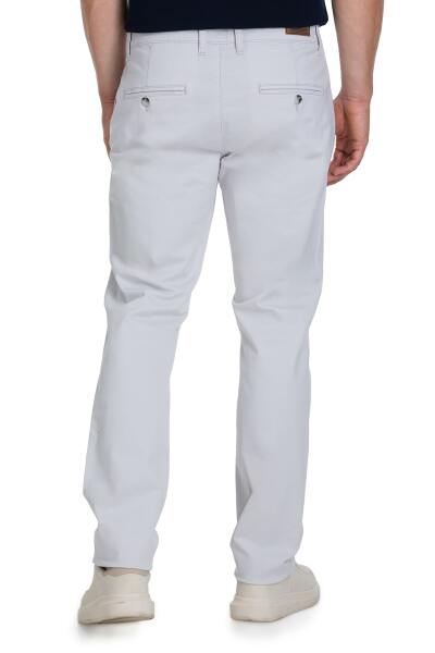 Taş Regular Fit Yandan Cepli Kanvas Pantolon - 5