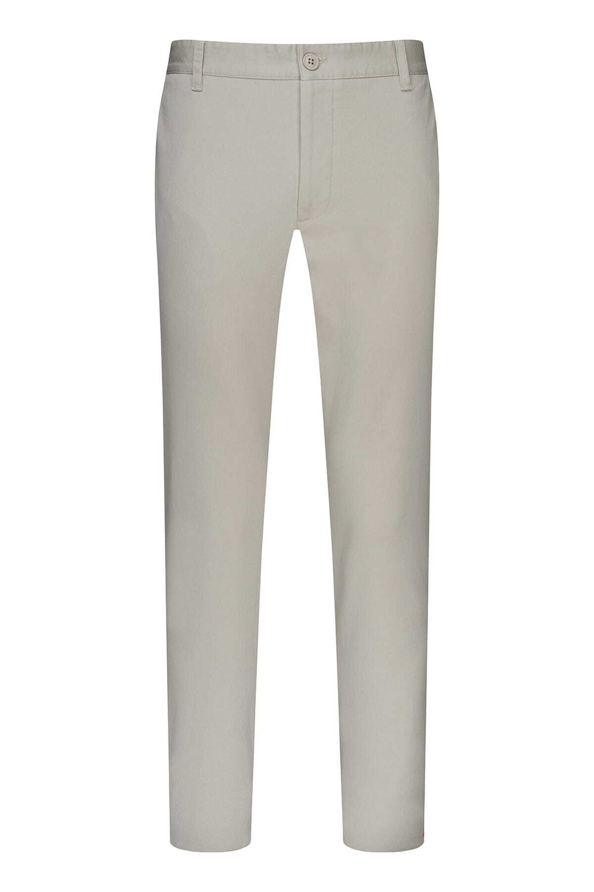 Taş Regular Fit Yandan Cepli Pamuklu Kanvas Pantolon - 1