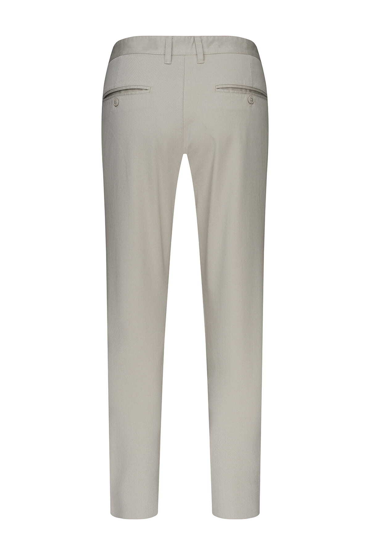 Taş Regular Fit Yandan Cepli Pamuklu Kanvas Pantolon - 3