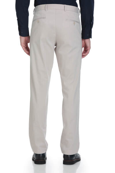 Taş Regular Fit Yandan Cepli Pamuklu Kanvas Pantolon - 4