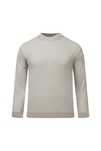 Taş Regular Fit Yarım Balıkçı Yaka Rayon Kazak 