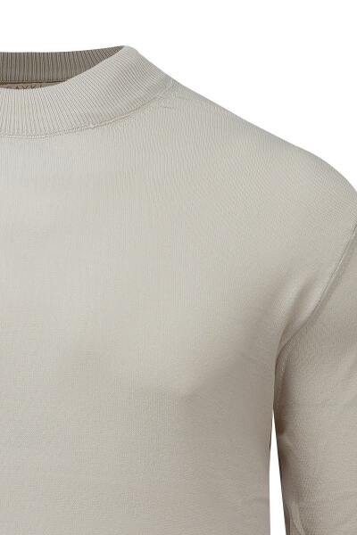 Taş Regular Fit Yarım Balıkçı Yaka Rayon Kazak - 2