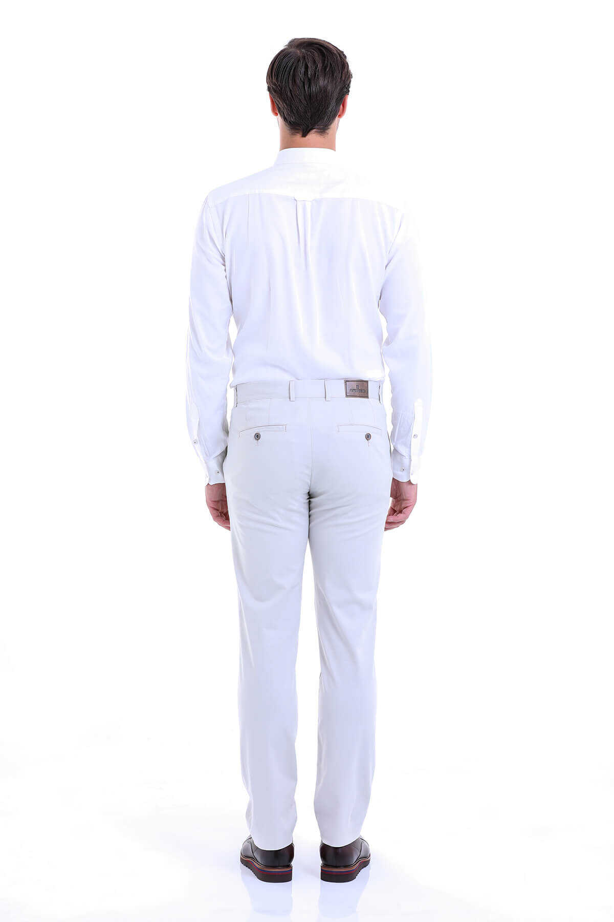 Taş Regular Fit Pamuklu Yandan Cep Kanvas Pantolon - 5