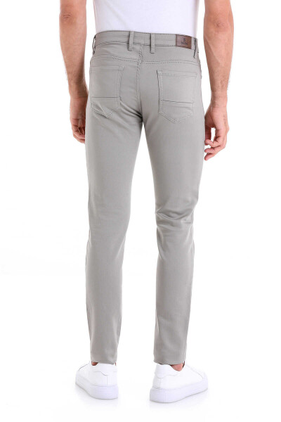 Taş Slim Fit Pamuklu 5 Cep Kanvas Pantolon - 5