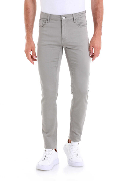 Taş Slim Fit Pamuklu 5 Cep Kanvas Pantolon 
