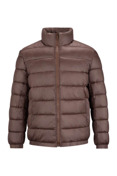 Taş Slim Fit Hakim Yaka Kapüşonlu Kaban - 4