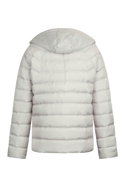 Taş Slim Fit Hakim Yaka Kapüşonlu Şişme Mont - 2