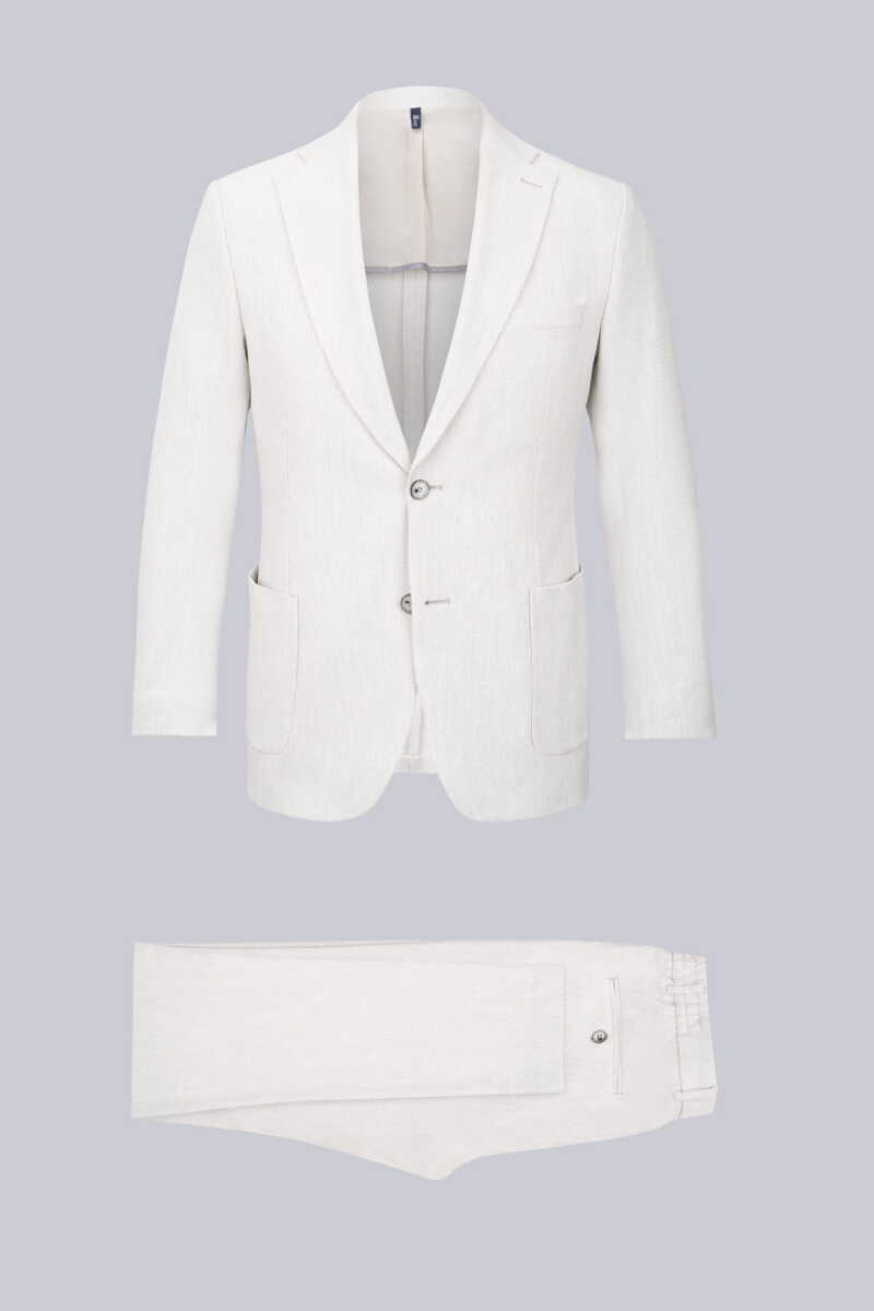 Taş Slim Fit Mono Yaka Klasik Takım Elbise