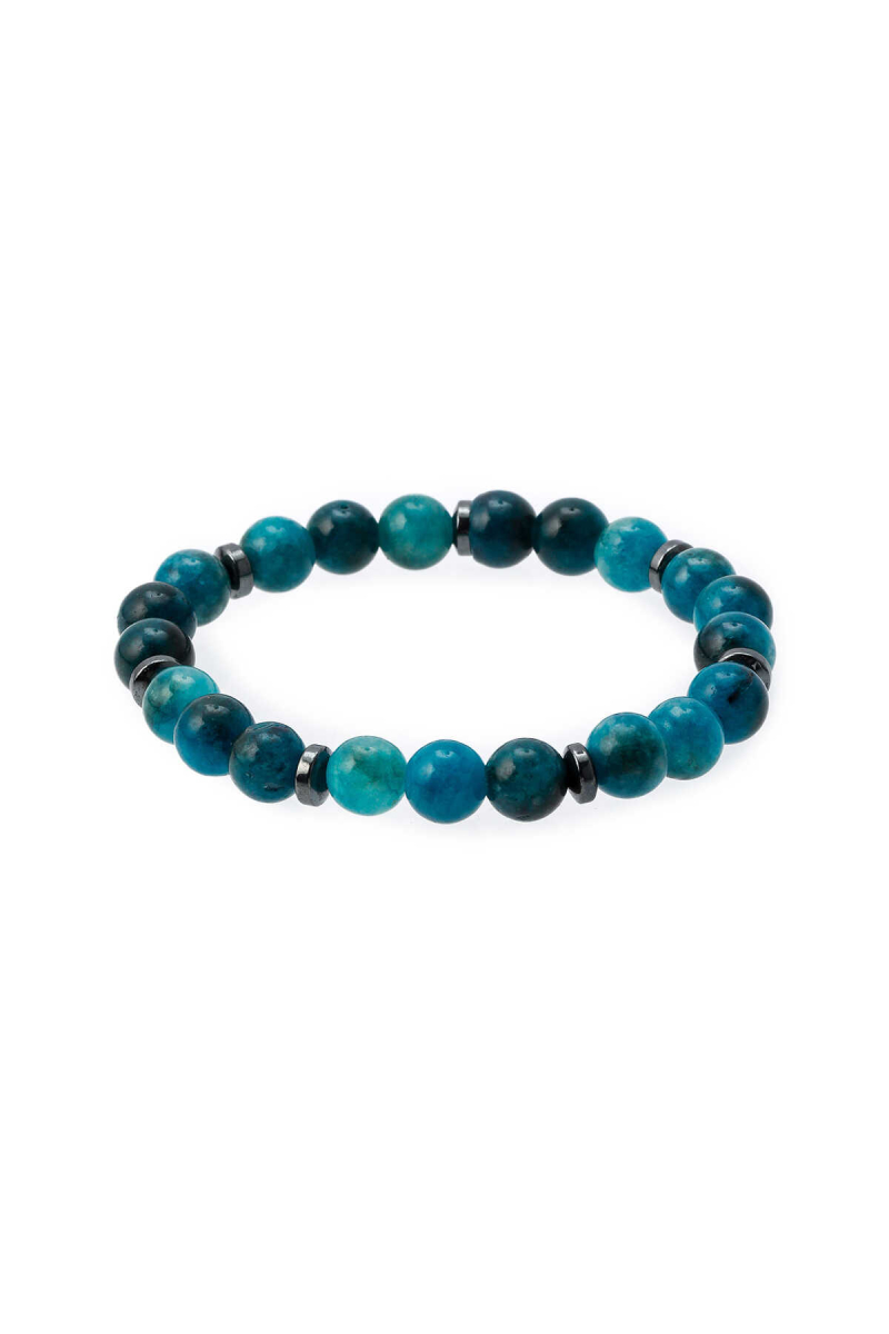 Turkuaz Doğal Taşlı Bileklik - Hatem Saykı