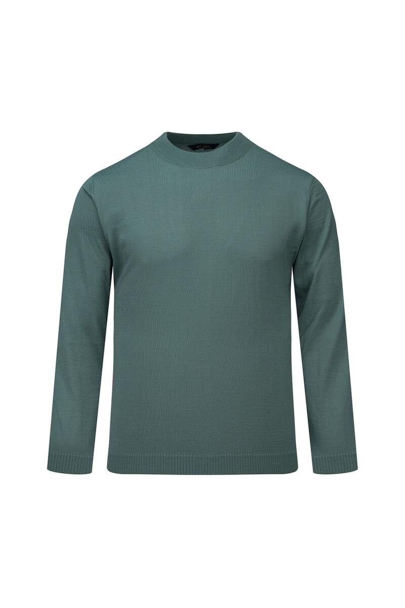 Turkuaz Regular Fit Yarım Balıkçı Yaka Yünlü Kazak