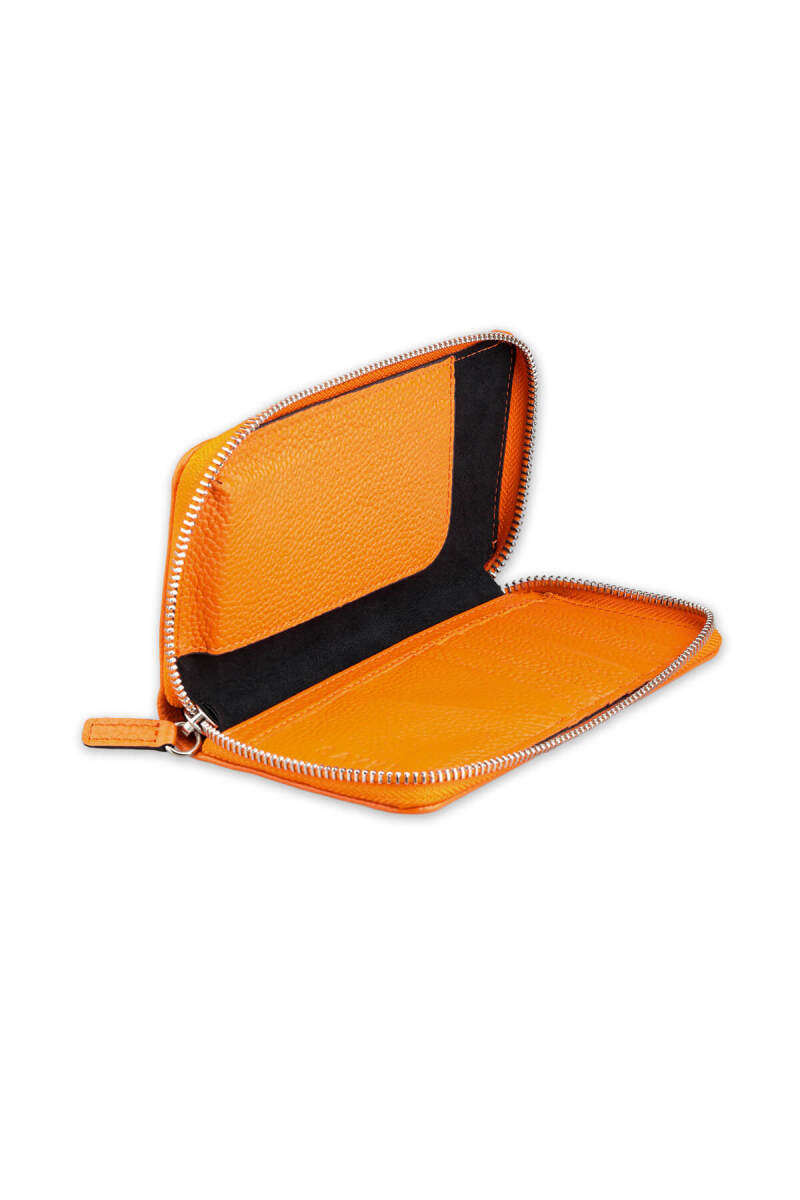 Turuncu Floter 100% Hakiki Deri Cüzdan - Saykı (1)