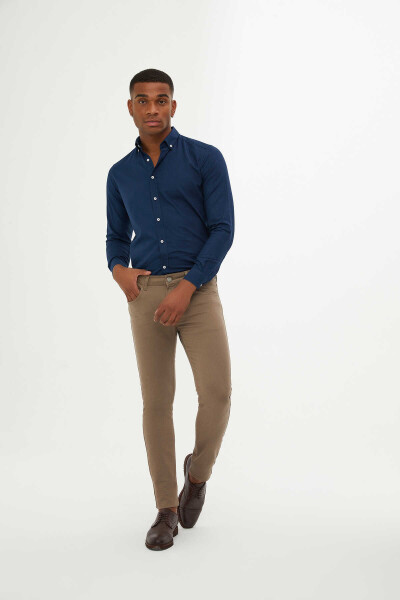 Vizon Slim Fit Pamuklu 5 Cep Kanvas Pantolon - 11