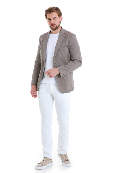 Vizon Comfort Fit Mono Yaka Klasik Ceket - 2