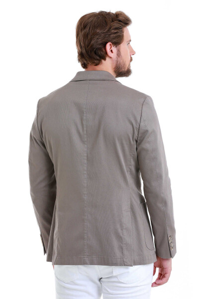 Vizon Comfort Fit Mono Yaka Klasik Ceket - 7