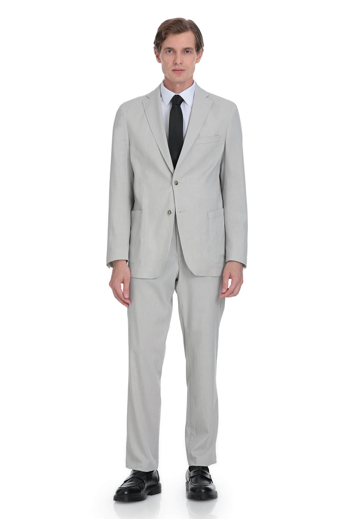 Vizon Comfort Fit Mono Yaka Casual Takım Elbise - 1