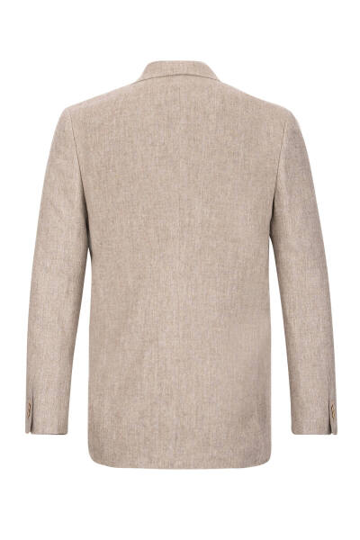 Vizon Comfort Fit Mono Yaka Yünlü Ceket - 2