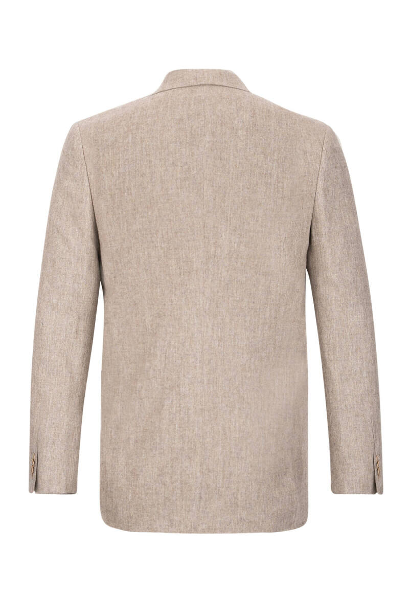 Vizon Comfort Fit Mono Yaka Yünlü Ceket - Saykı (1)