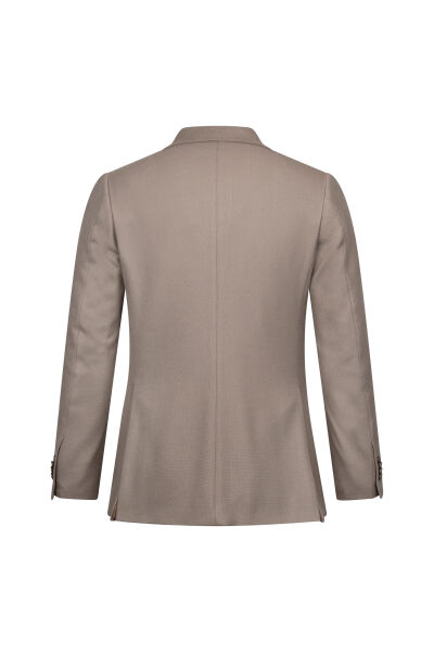 Vizon Comfort Fit Sivri Yaka Desenli Klasik Ceket - 2