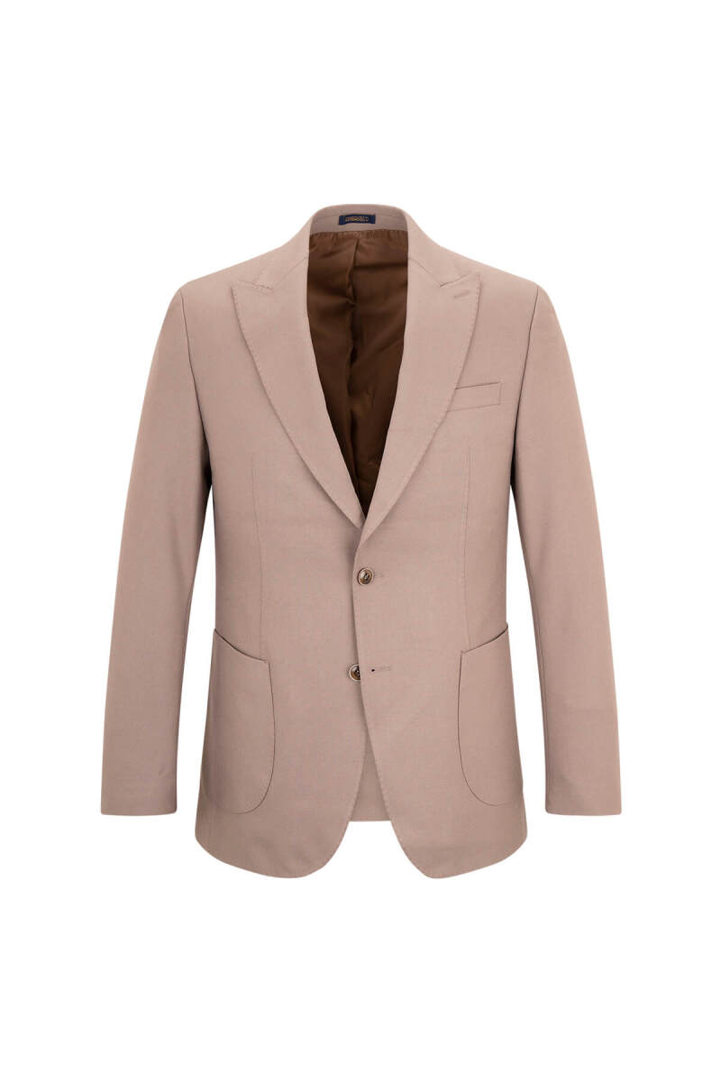 Vizon Comfort Fit Sivri Yaka Klasik Ceket - Hatemoğlu