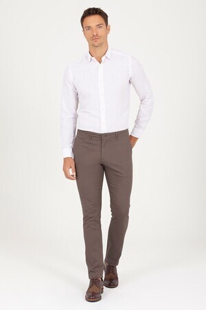 Vizon Slim Fit Yandan Cep Pantolon - 5