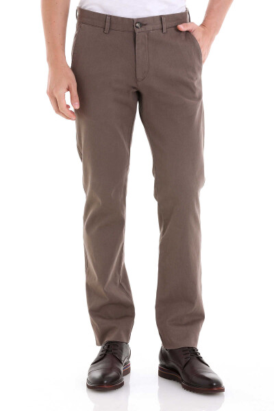 Vizon Regular Fit Yandan Cepli Basic Kanvas Pantolon 
