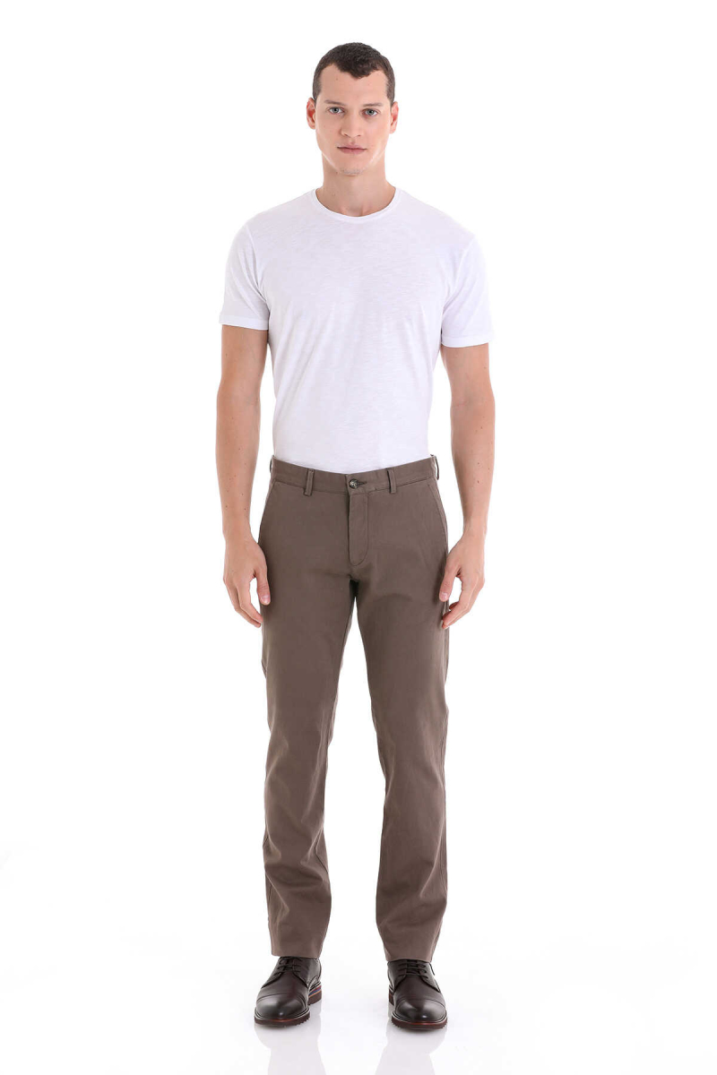 Vizon Regular Fit Yandan Cepli Basic Kanvas Pantolon - Hatemoğlu