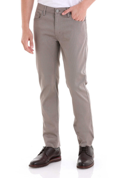 Vizon Dinamik Fit Düz 5 Cep Basic Kanvas Pantolon 