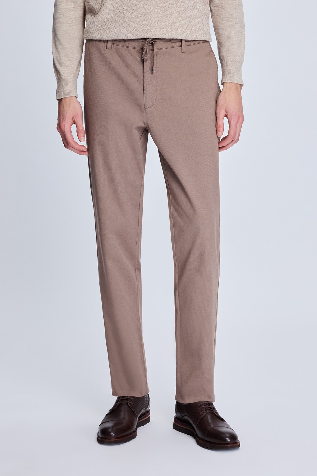 Vizon Dinamik Fit Desenli Yandan Cepli Casual Jogger Pantolon - 1