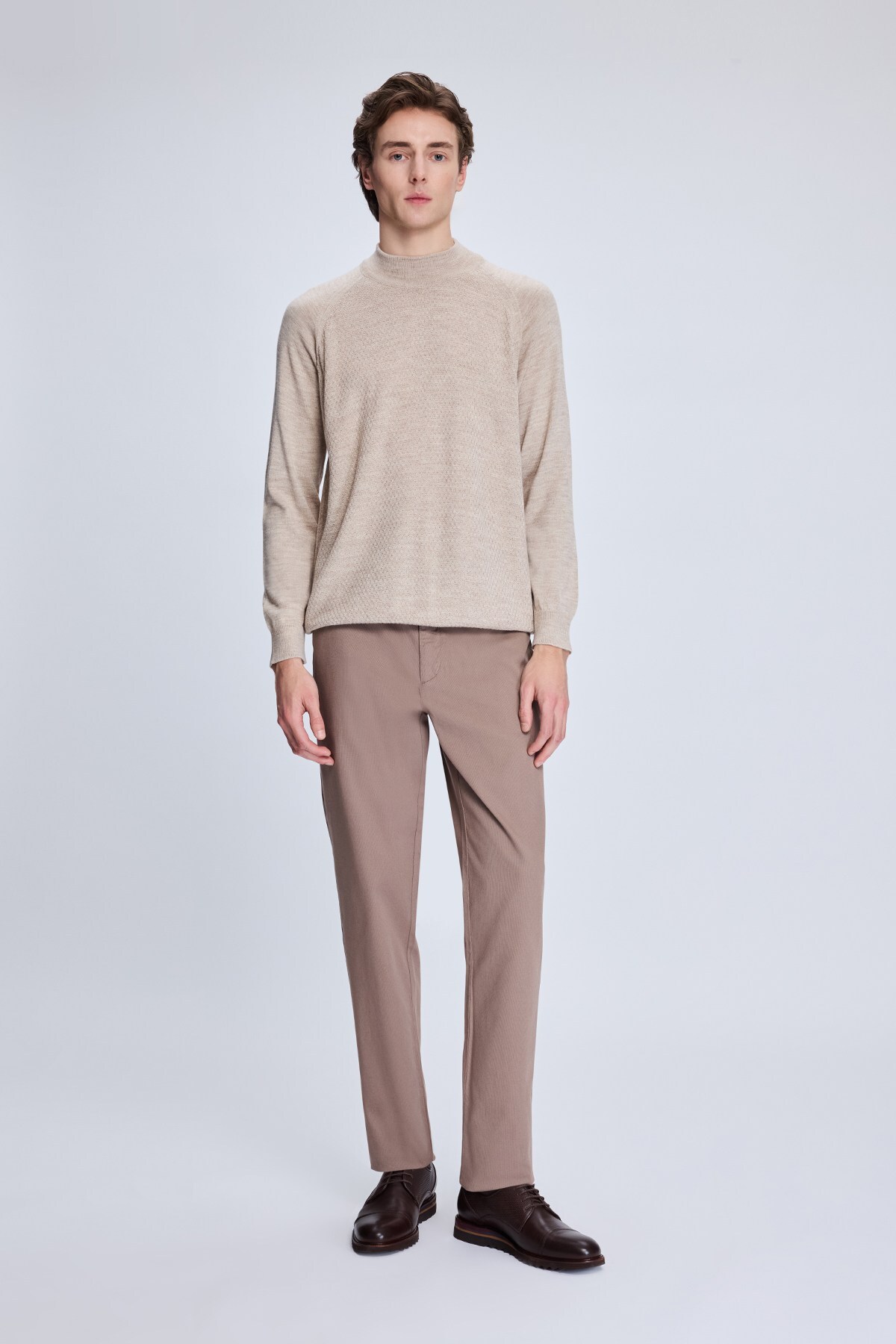 Vizon Dinamik Fit Desenli Yandan Cepli Casual Jogger Pantolon - 2