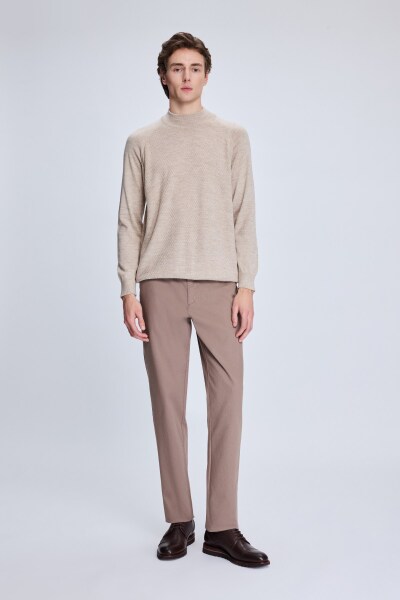 Vizon Dinamik Fit Desenli Yandan Cepli Casual Jogger Pantolon - 2