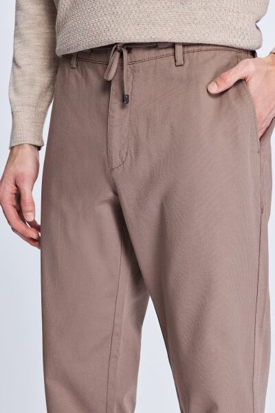 Vizon Dinamik Fit Desenli Yandan Cepli Casual Jogger Pantolon - 3
