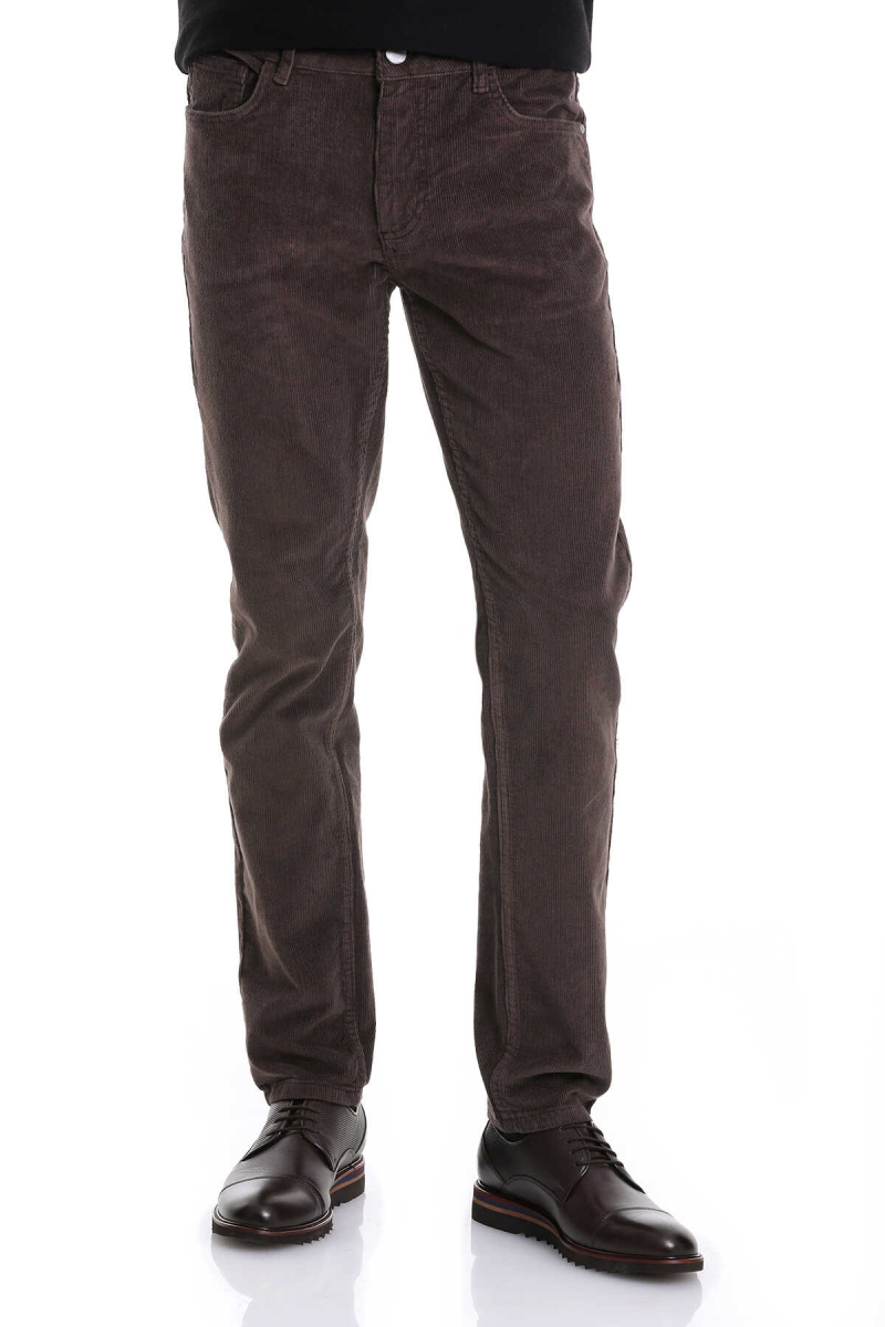 Vizon Dinamik Fit 5 Cep Casual Kadife Pantolon - Hatem Saykı